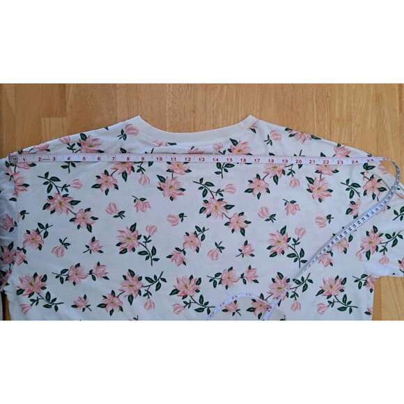 Draper James Womens Sweatshirt 2XL Natalie Magnolia Floral Long Sleeve Boxy - Picture 8 of 9